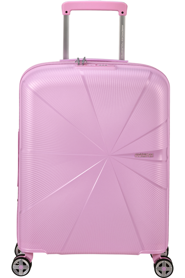 American Tourister StarVibe Spinner Expandable TSA 55cm  Metallic Pastel Lavender