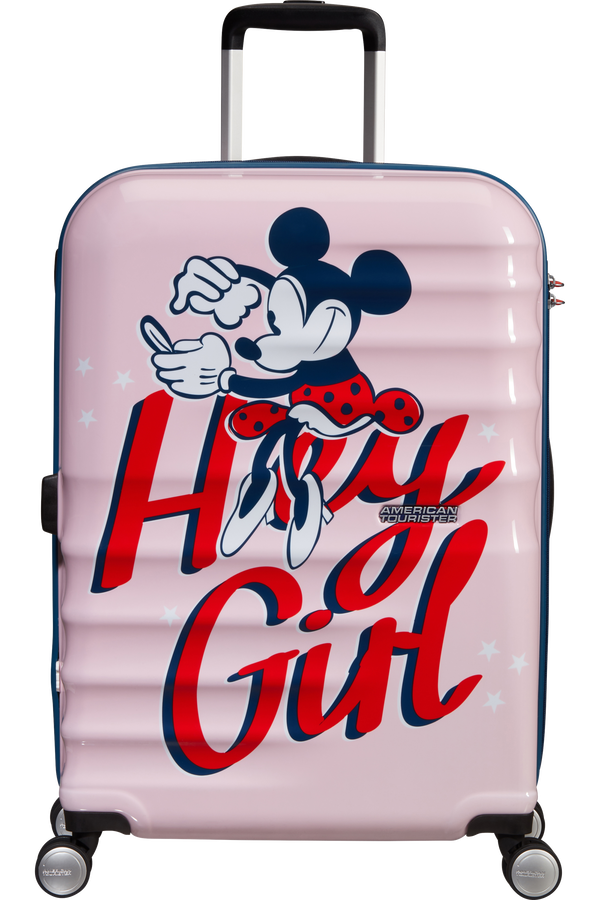 American Tourister Wavebreaker Disney Spinner Disney 67cm  Minnie Darling Pink