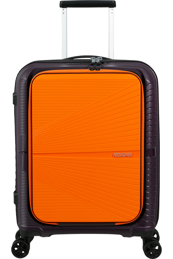 American Tourister Airconic Spinner 55/20 Frontl. 15.6'  Dark Plum/Orange