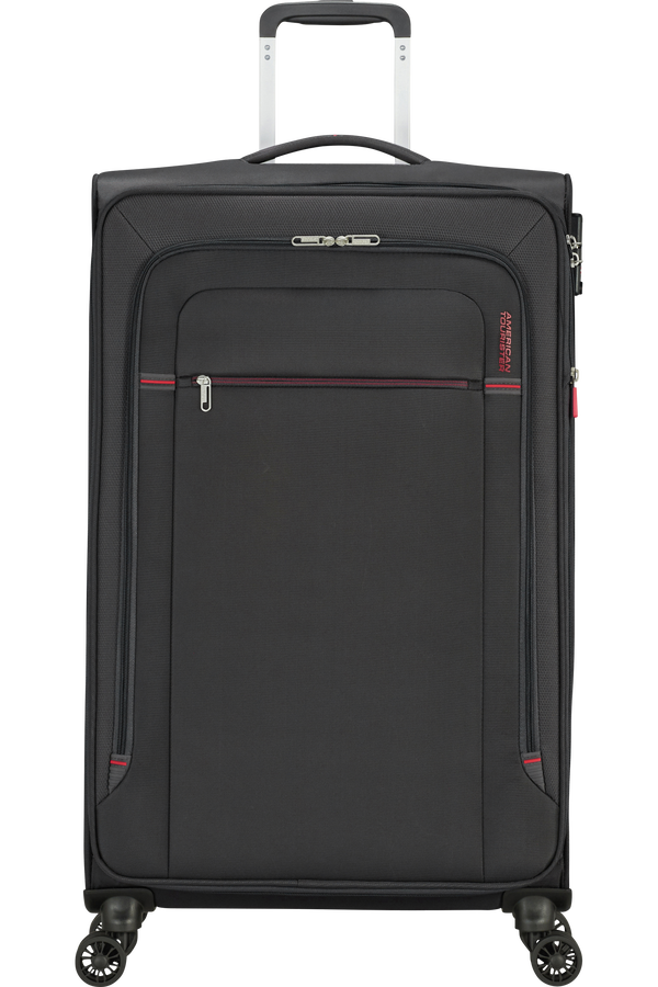 American Tourister Crosstrack Spinner Expandable 79cm  Szary/Czerwony